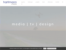 Tablet Screenshot of hartmann-media.de